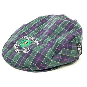 Gore-Tex Old Course St. Andrews The Open 1995 Golf Hat Green Plaid Irish Cap S